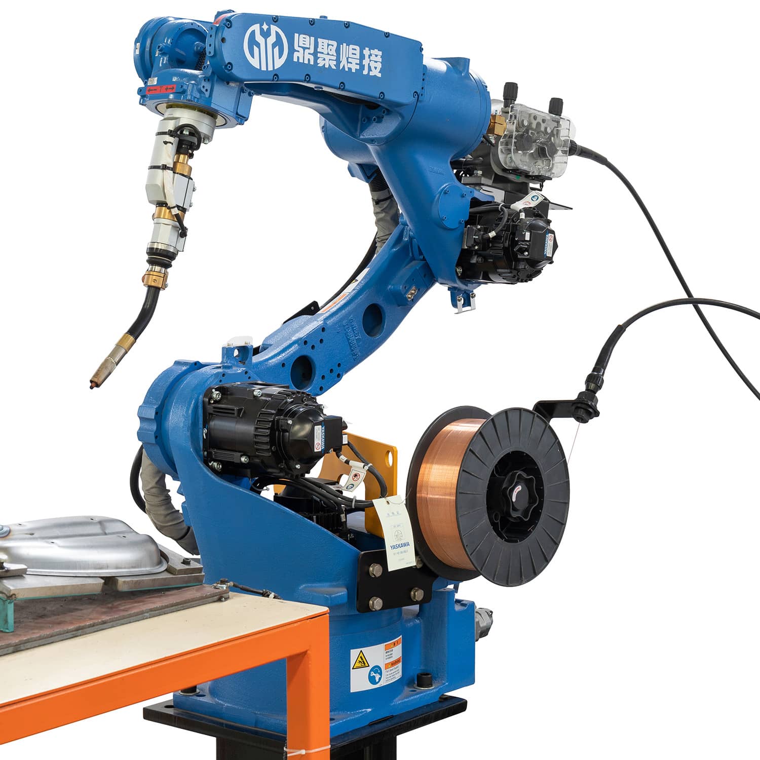 Lámh robot táthú sé ais uathoibríoch go hiomlán uathoibríoch